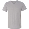 Custom Unisex Triblend V-Neck Tee Athletic Grey Triblend