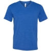Custom Unisex Triblend V-Neck Tee True Royal Triblend