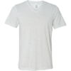 Custom Unisex Triblend V-Neck Tee White Fleck Triblend