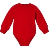 Custom Infant Fleece Bodysuit Red