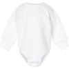 Custom Infant Fleece Bodysuit White