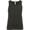 Custom Youth Heather CVC Tank Dark Grey Heather