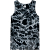 Custom Unisex Tie-Dyed Tank Top Multi Black
