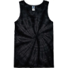 Custom Unisex Tie-Dyed Tank Top Spider Black