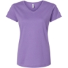 Custom Womens Fine Jersey V-Neck Tee Lavender