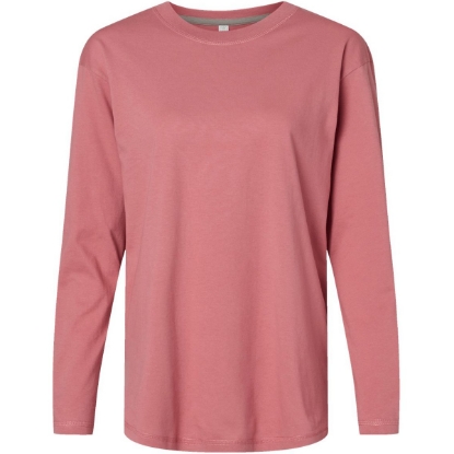 Custom Womens Fine Jersey Long Sleeve Tee Mauvelous