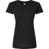 Custom Womens Fine Jersey Tee Black