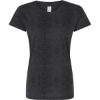 Custom Womens Fine Jersey Tee Black Reptile