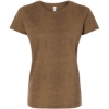 Custom Womens Fine Jersey Tee Brown Reptile
