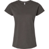 Custom Womens Fine Jersey Tee Charcoal