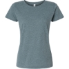 Custom Womens Fine Jersey Tee Ice Blackout