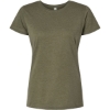 Custom Womens Fine Jersey Tee Vintage Military Green