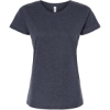 Custom Womens Fine Jersey Tee Vintage Navy
