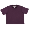 Custom Womens Boxy Tee Plum