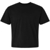 Custom Unisex Boxy Jersey Tee Black