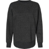 Custom Womens Weekend Crewneck Sweatshirt Black Leopard
