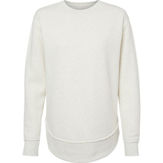 Custom Womens Weekend Crewneck Sweatshirt Natural Heather