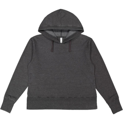Custom Womens Vintage Wash Hoodie Sweatshirt Washed Black
