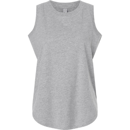 Custom Womens Relaxed Fine Jersey Tank Heather