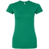 Custom Womens Fitted Fine Jersey Tee Kelly