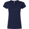 Custom Womens Fitted Fine Jersey Tee Navy