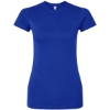 Custom Womens Fitted Fine Jersey Tee Royal