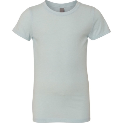 Custom Girls’ CVC Princess T-Shirt Ice Blue