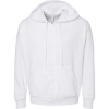 Custom Unisex Sponge Fleece DTM Full-Zip Hoodie Sweatshirt White