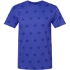 Custom Mens Star Print Tee Royal Star