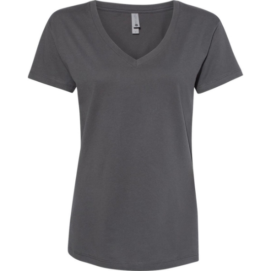 Custom Women’s Cotton V-Neck T-Shirt Heavy Metal