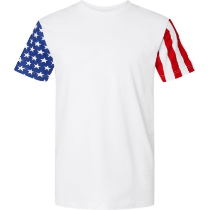 Custom Stars & Stripes T-Shirt White