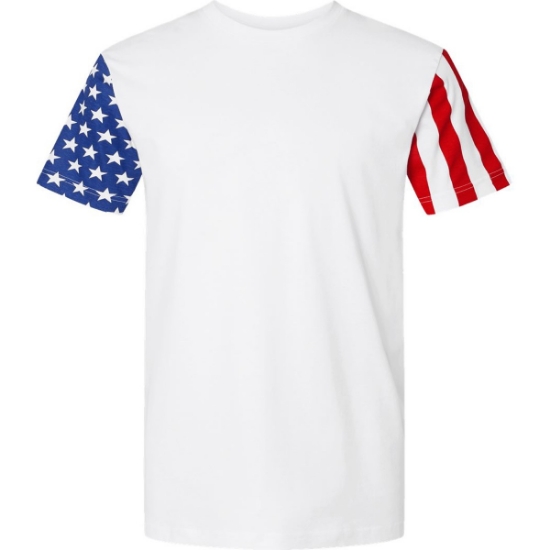 Custom Stars & Stripes T-Shirt White