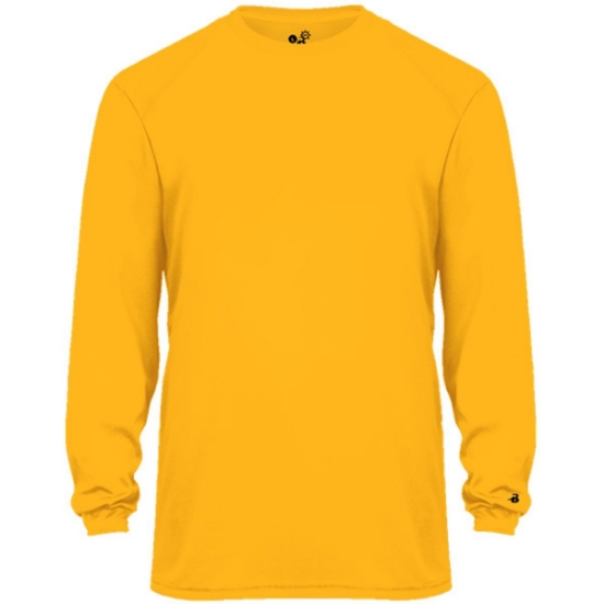 Custom Mens Ultimate SoftLock™ Long Sleeve T-Shirt Gold