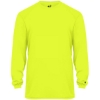 Custom Mens Ultimate SoftLock™ Long Sleeve T-Shirt Safety Yellow