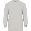 Custom Mens Ultimate SoftLock™ Long Sleeve T-Shirt Silver
