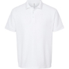 Custom Mens 50/50 Sport Pique Polo White