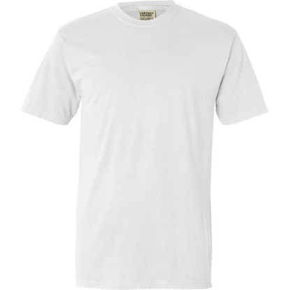 Custom Unisex Garment-Dyed Lightweight T-Shirt White