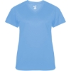 Custom Womens  Ultimate SoftLock™ V-Neck T-Shirt Columbia Blue