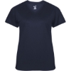 Custom Womens  Ultimate SoftLock™ V-Neck T-Shirt Navy