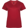 Custom Womens  Ultimate SoftLock™ V-Neck T-Shirt Red