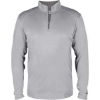 Custom Mens B-Core Quarter-Zip Pullover Silver/ Graphite