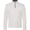 Custom Mens B-Core Quarter-Zip Pullover White/ Graphite