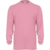 Custom Unisex B-Core Long Sleeve T-Shirt Pink