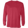 Custom Unisex B-Core Long Sleeve T-Shirt Red