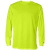 Custom Unisex B-Core Long Sleeve T-Shirt Safety Yellow