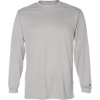 Custom Unisex B-Core Long Sleeve T-Shirt Silver