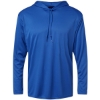 Custom Unisex B-Core Hooded Long Sleeve T-Shirt Royal