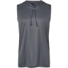 Custom Mens B-Core Sleeveless Hooded T-Shirt Graphite