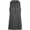Custom Womens B-Core Racerback Hooded Tank Top Graphite