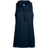 Custom Womens B-Core Racerback Hooded Tank Top Navy